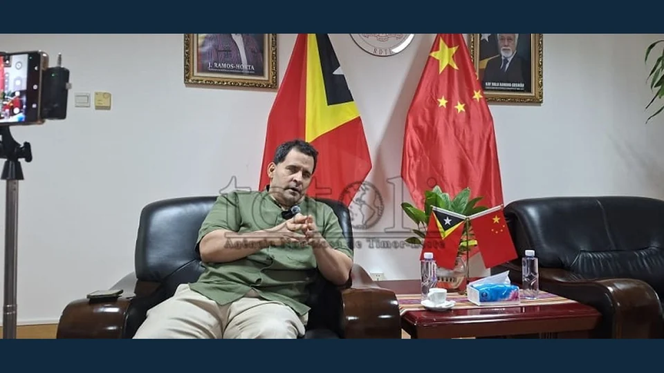 东帝汶驻华大使鼓励青年赴华学习普通话与科技,图片来源:TATOLI Bahasa Indonesia